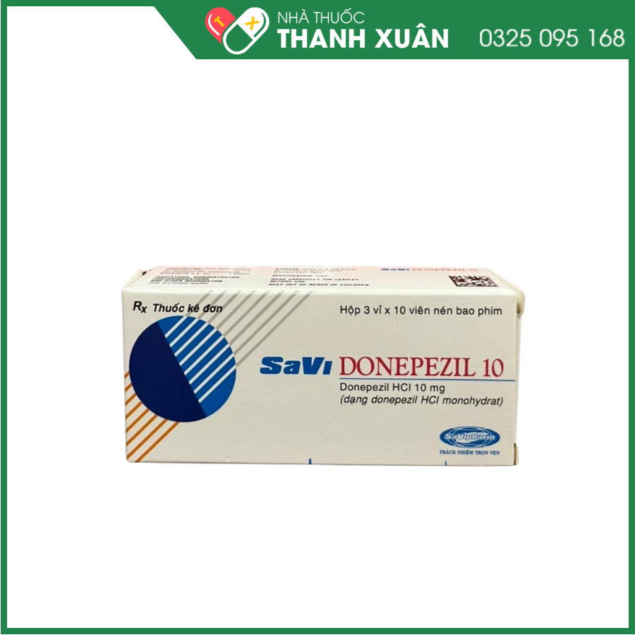 Savi Donepezil 10 điều trị triệu chứng sa sút trí tuệ